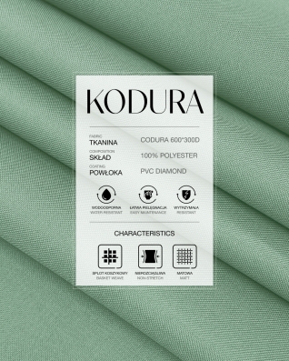 Voděodolná tkanina Kodura 600D*300D PVC (770) šalvějová