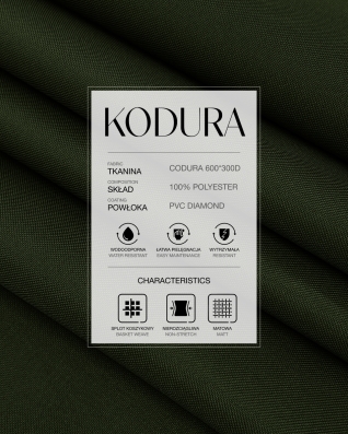 Tkanina wodoodporna Kodura 600D*300D PVC (173) khaki