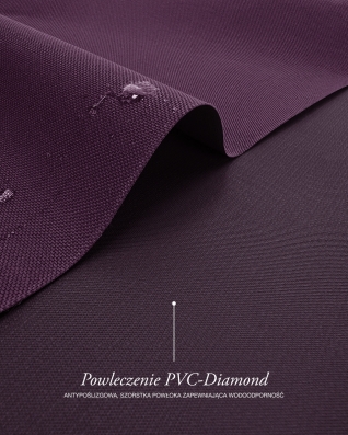 Waterproof Codura Fabric 600D*300D PVC (174) purple