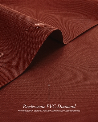Waterproof Codura Fabric 600D*300D PVC (199) brick red