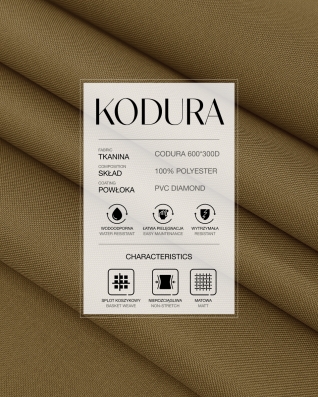 Waterproof Codura Fabric 600D*300D PVC (219) beige
