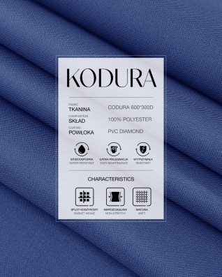 Voděodolná tkanina Kodura 600D*300D PVC (252) ultrafialová