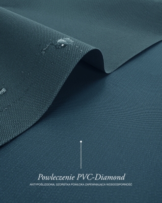 Waterproof Codura Fabric 600D*300D PVC (398) dark blue
