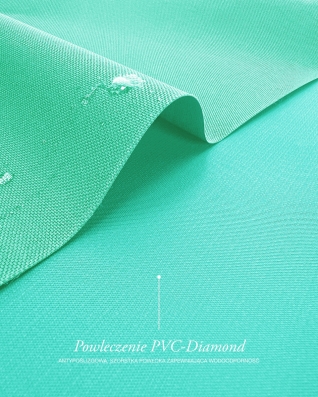 Waterproof Codura Fabric 600D*300D PVC (533) mint