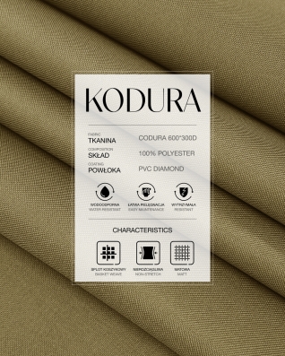 Voděodolná tkanina Kodura 600D*300D PVC (573) béžová