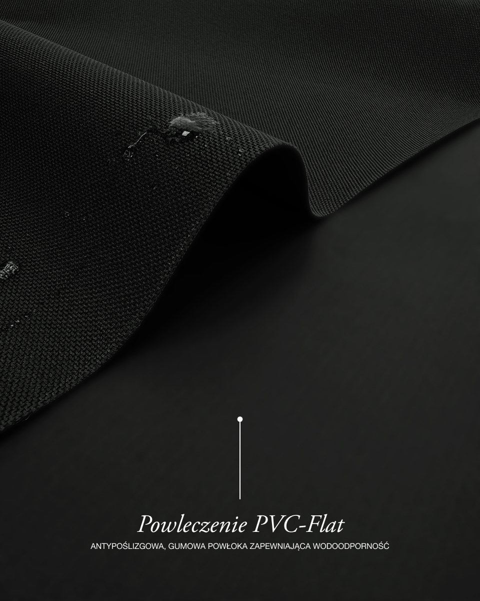Waterproof Codura Fabric 600D*300D PVC FLAT (580) black