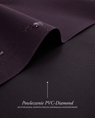 Waterproof Codura Fabric 600D*300D PVC (603) purple