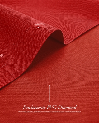 Waterproof Codura Fabric 600D*300D PVC (620) red