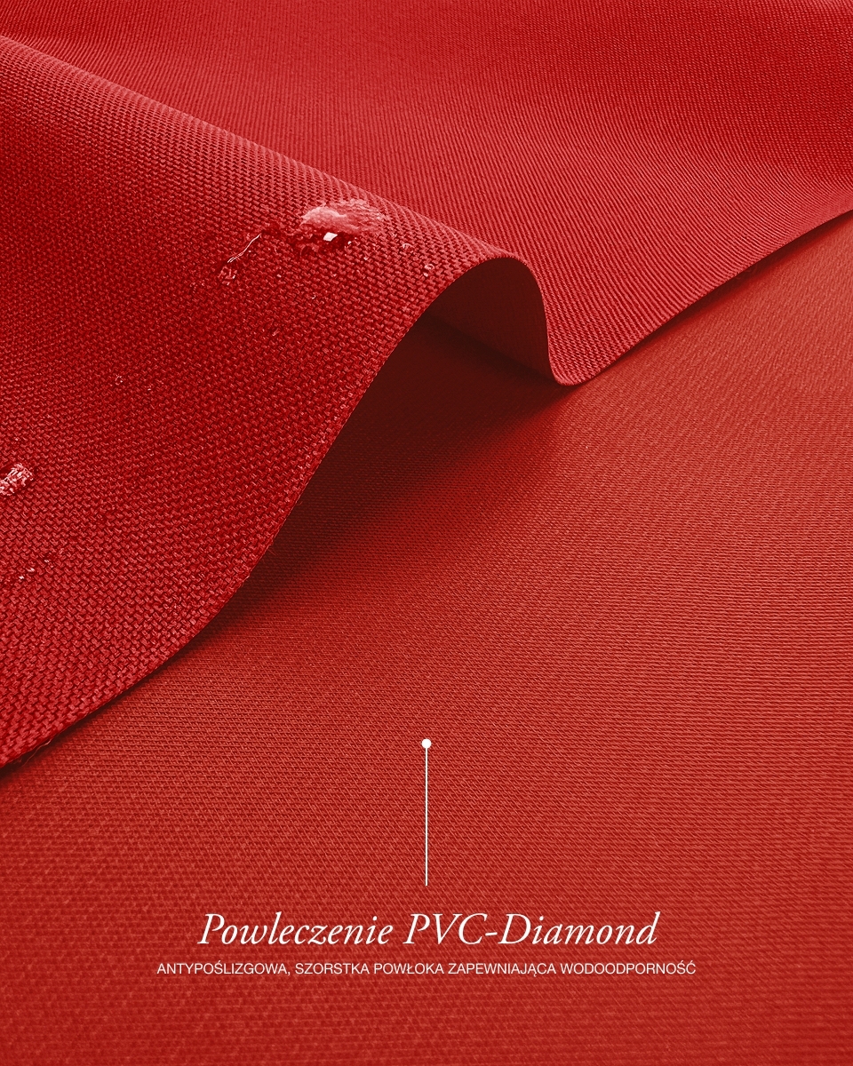 Waterproof Codura Fabric 600D*300D PVC (620) red