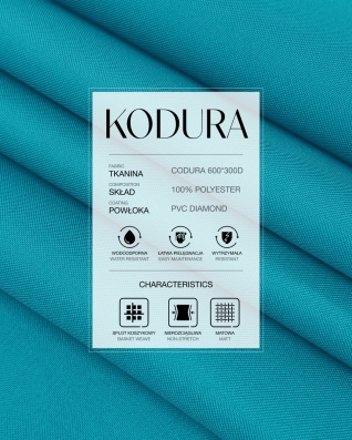 Tkanina wodoodporna Kodura 600D*300D PVC (643) ciemnobłękitna