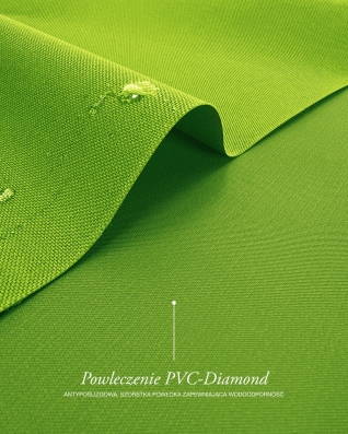 Waterproof Codura Fabric 600D*300D PVC (652) light green