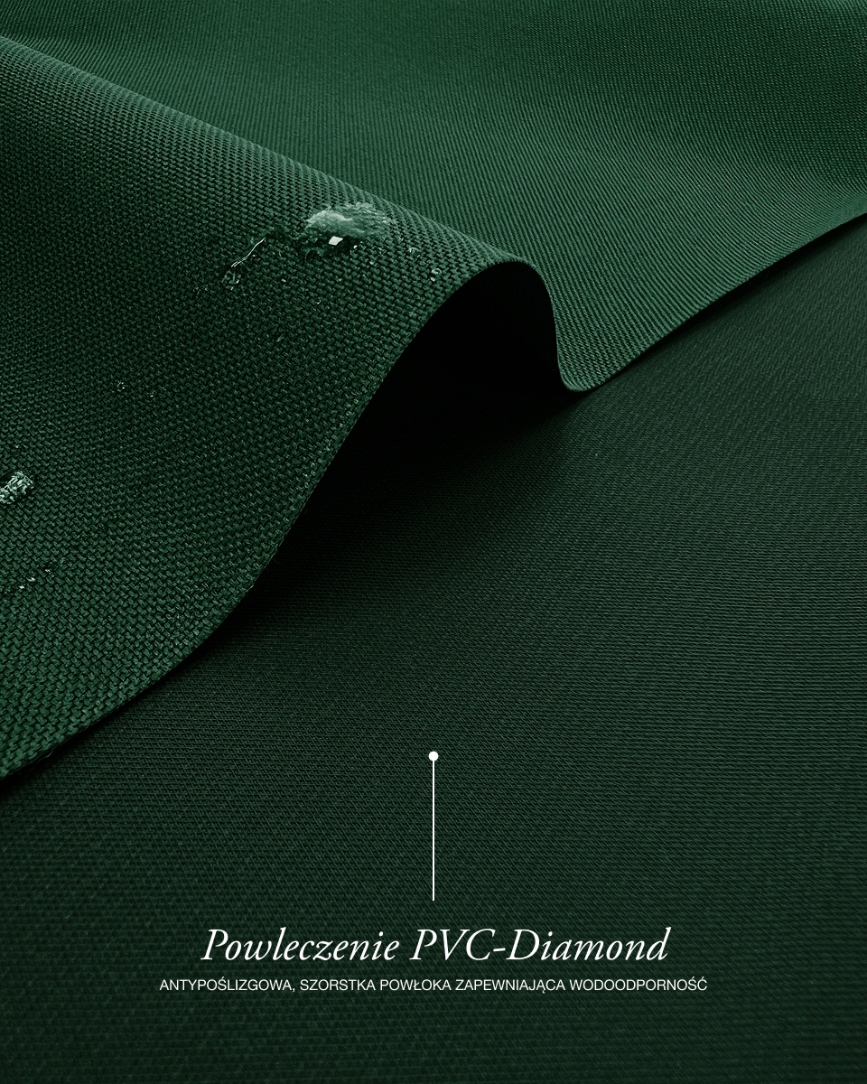 Waterproof Codura Fabric 600D*300D PVC (693) dark green