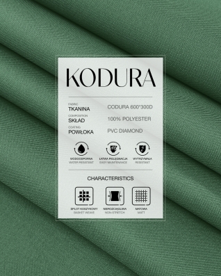 Voděodolná tkanina Kodura 600D*300D PVC (773) tmavě šalvějová