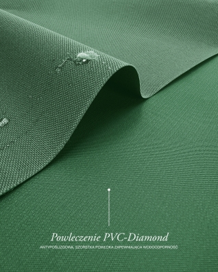 Waterproof Codura Fabric 600D*300D PVC (773) dark sage