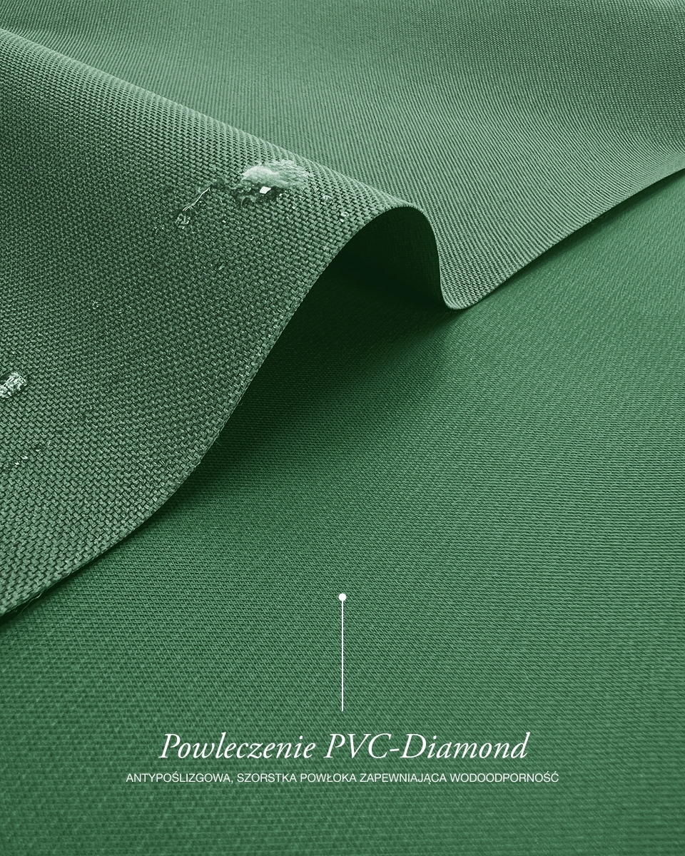 Waterproof Codura Fabric 600D*300D PVC (773) dark sage