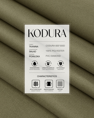 Tkanina wodoodporna Kodura 600D*300D PVC (810) beżowa