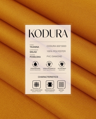 Voděodolná tkanina Kodura 600D*300D PVC (847) žlutá