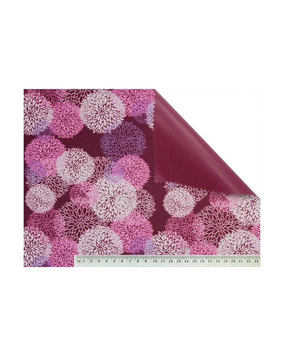 Polyesterová tkanina premium 600d*300d voděodolný potažená pvc-f pampelišky 18 150 cm