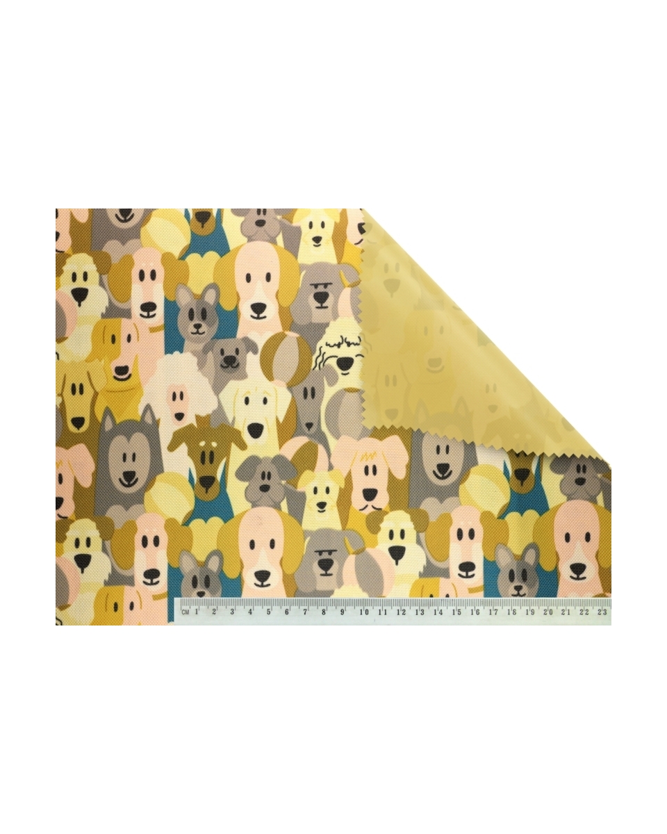 Polyester fabric premium 600d*300d waterproof pvc-f covered dogs 25