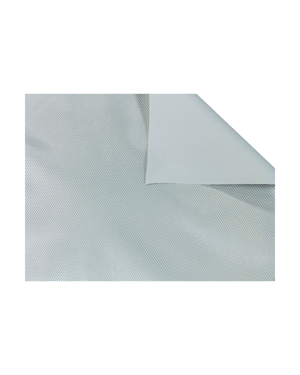 Polyester decorative fabric potažená pvc stříbrná 148 cm 50 m