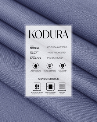 Tkanina wodoodporna Kodura 600D*300D PVC (663) jasnofioletowa