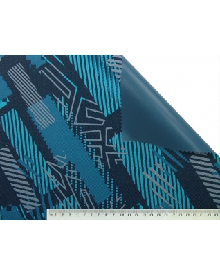 Polyester fabric premium 600d*300d waterproof pvc-f covered mosaic 2 150 cm