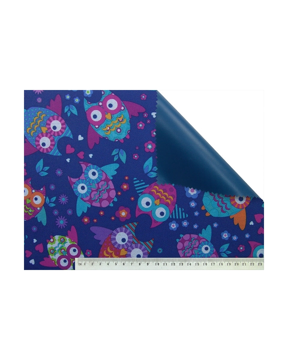 Polyester fabric premium 600d*300d waterproof pvc-f covered owls 5 150 cm