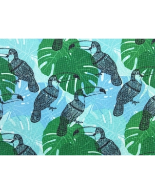 Polyester fabric premium 600d*300d waterproof pvc-f covered toucan 14 150 cm