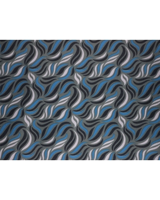 Polyester-stoff premium 600d*300d wasserdicht pvc-f-beschichtet blaue Welle 19  150 cm