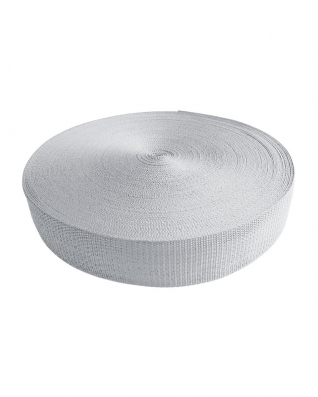 Webbing pp 40 mm / 1,3 mm light grey 336 50 mb