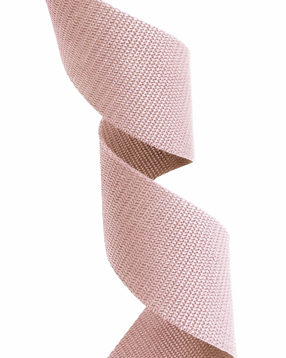 Webbing pp 40 mm / 1,3 mm light pink 811 50 mb
