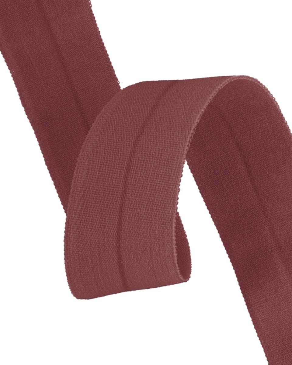 Fold-over elastic 20 mm /0,65 mm burgundy (048)