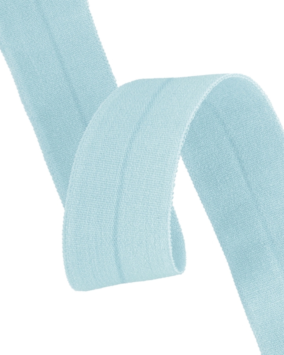 Fold-over elastic 20 mm /0,65 mm light blue (351)