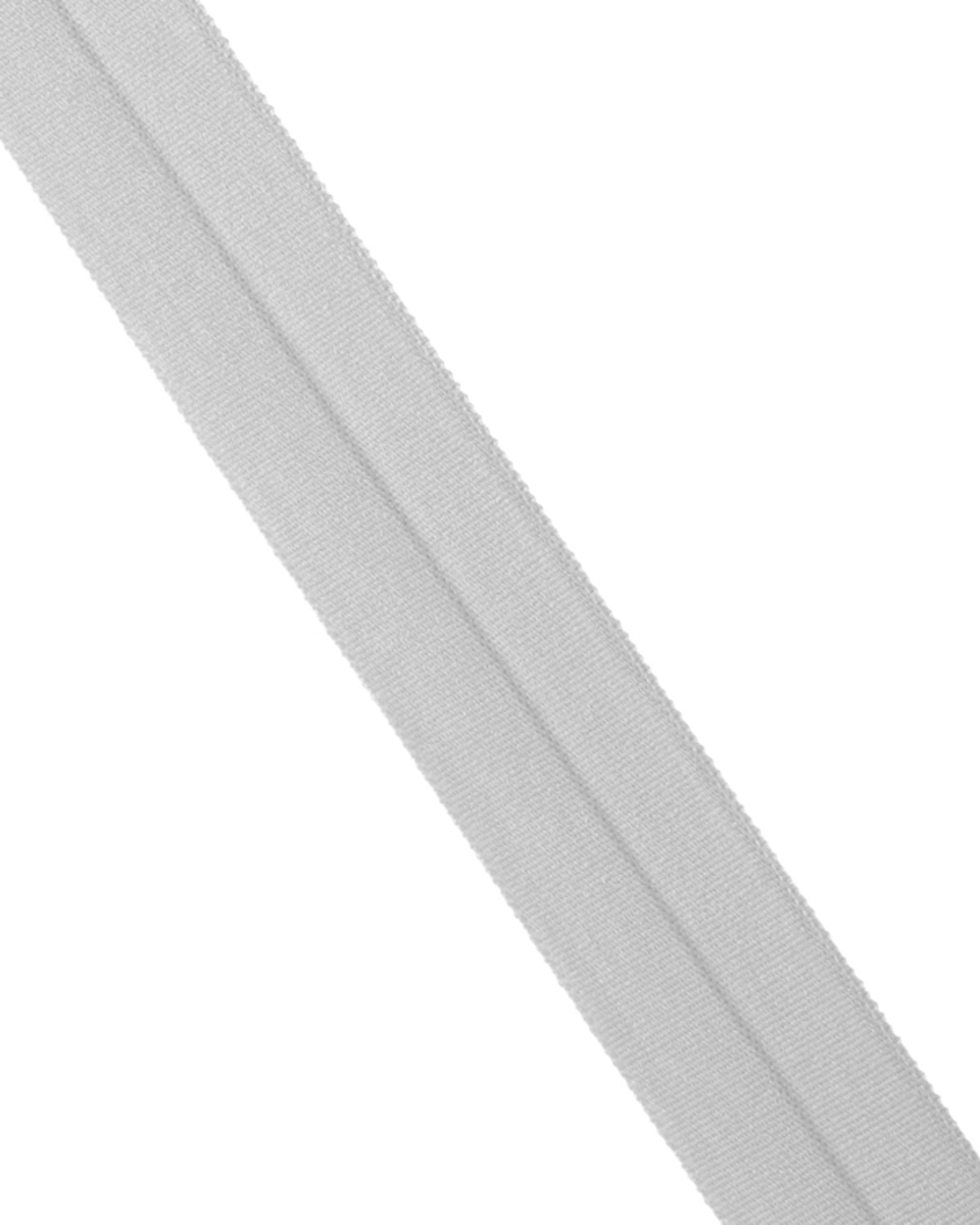 Fold-over elastic 20 mm /0,65 mm light grey (337)