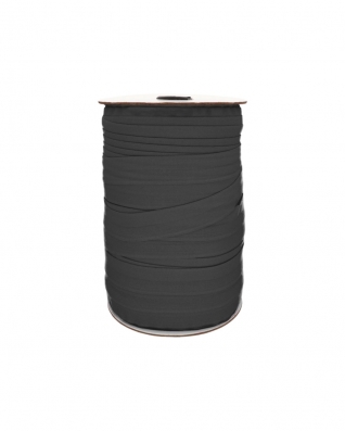 Fold-over elastic 20 mm /0,65 mm dark grey (306)