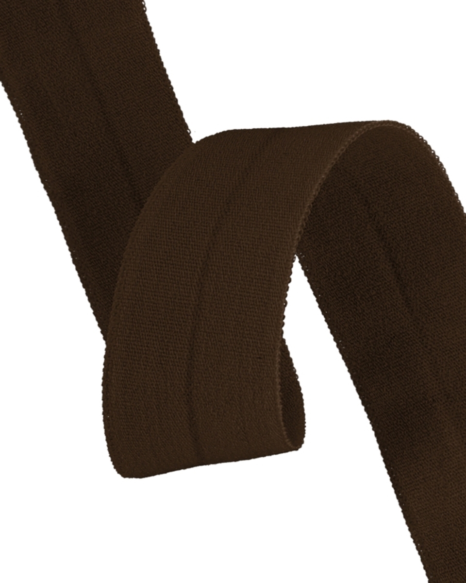 Elastisches Einfassband 20 mm/0,65 mm Dunkelbraun (141)