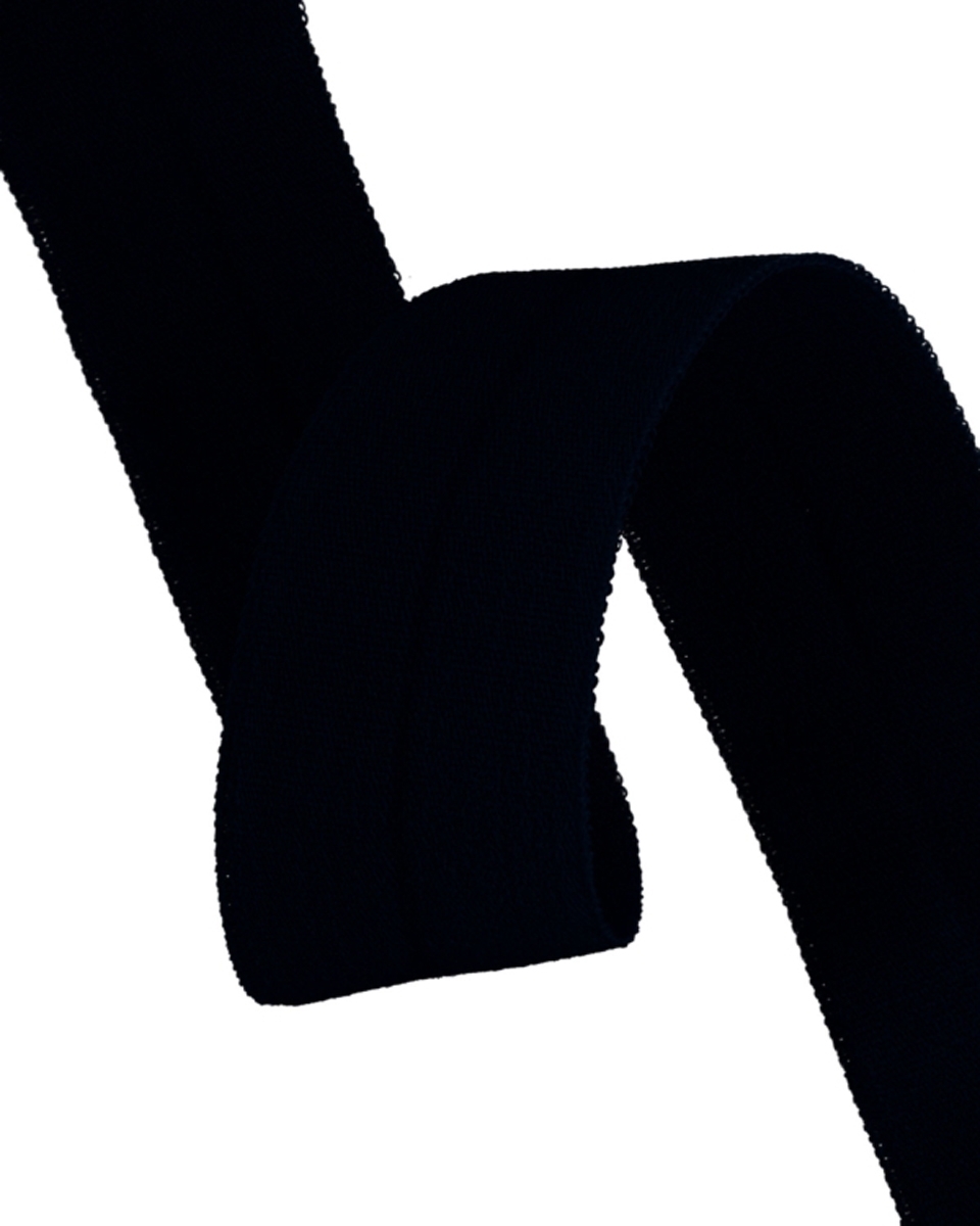 Fold-over elastic 20 mm /0,65 mm navy blue (058)