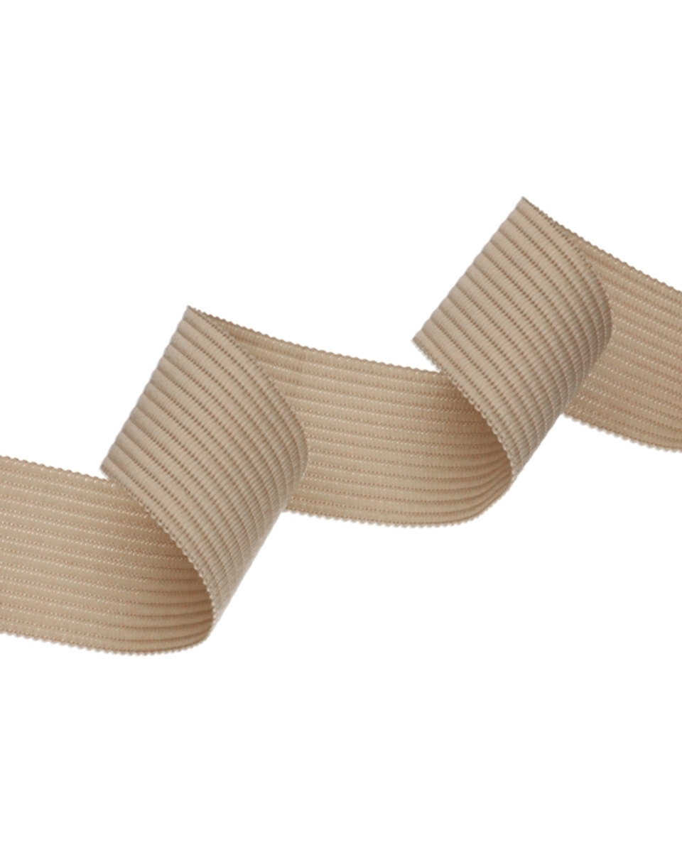 KNITTED   TRIMMING 25 MM  LIGHT  BEIGE&nbsp101 PES 100 MB