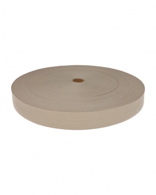 KNITTED   TRIMMING 25 MM  LIGHT  BEIGE&nbsp101 PES 100 MB