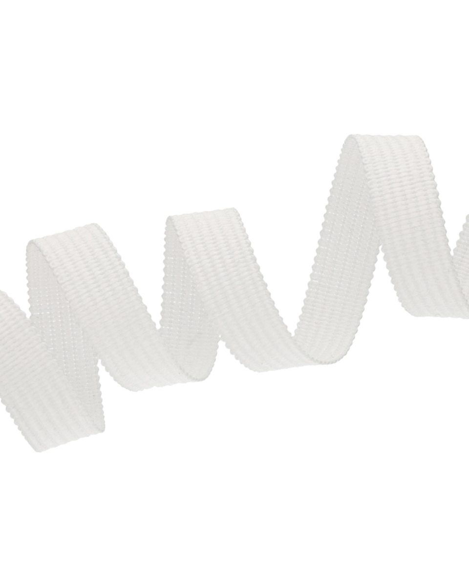 Knitted twill tape 20 mm&nbspwhite (501)