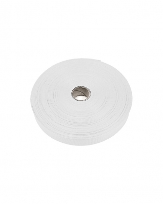 Polyester   twill tape 20 mm white (501)