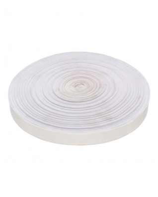 Polyester twill  tape 25 mm  white (501) - second-class