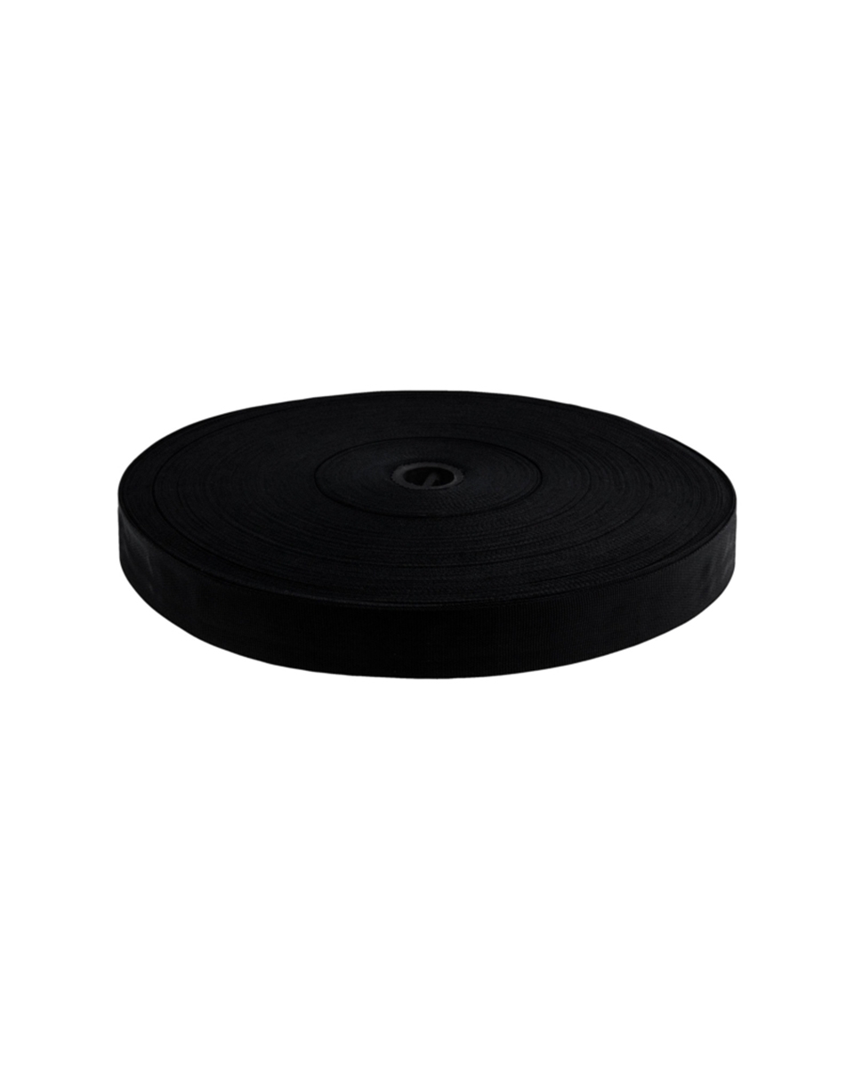 Polyester-Einfassband 25 mm Schwarz (580)