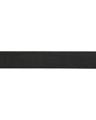 Polyester twill tape 25 mm black (580)