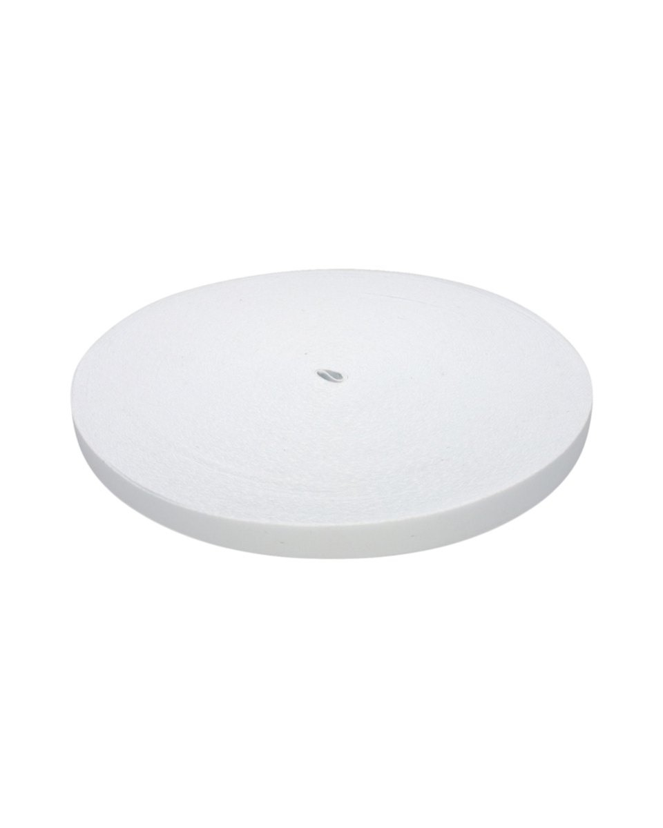 Lanyard tape 15 mm white 501 pes 50 mb