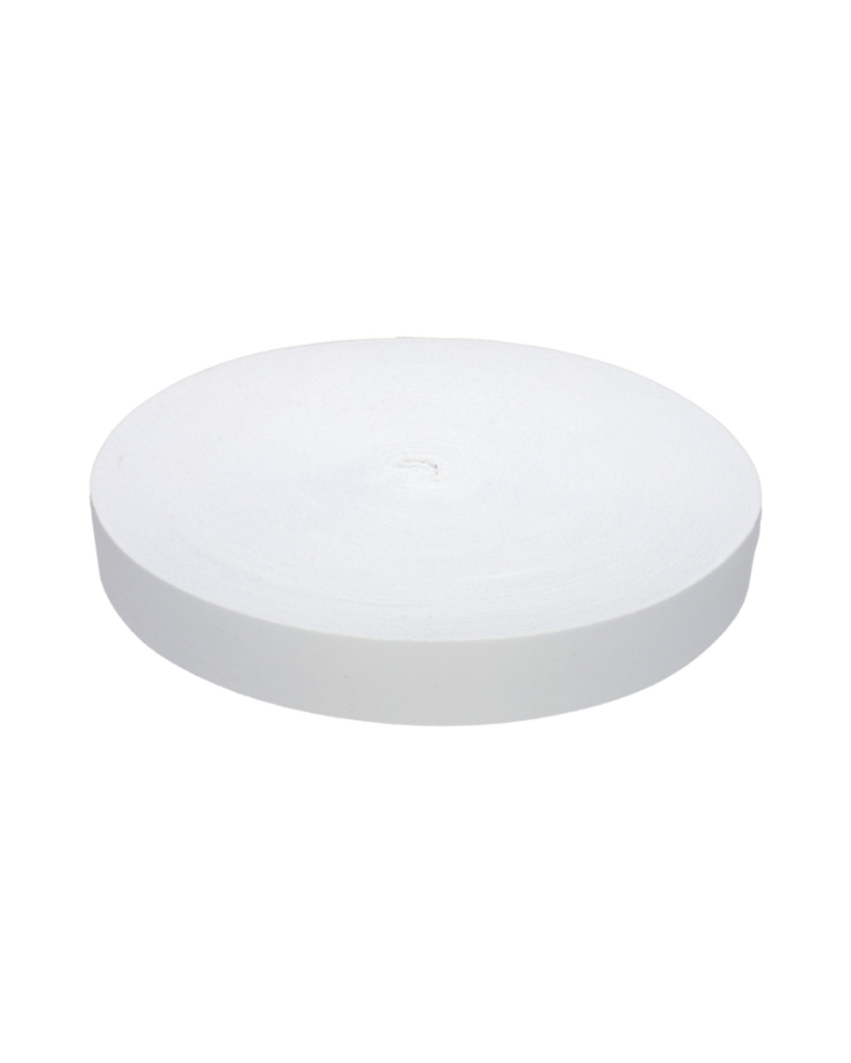 Lanyard tape 25 mm white 501 pes 50 mb