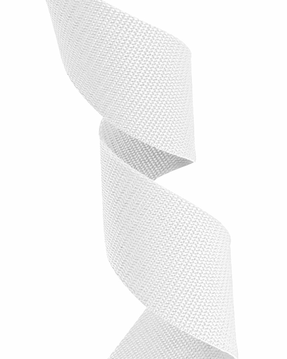 Webbing pp 20 mm / 1,3 mm white 501 50 mb