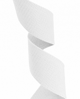 Webbing pp 25 mm / 1,3 mm white 501 50 mb