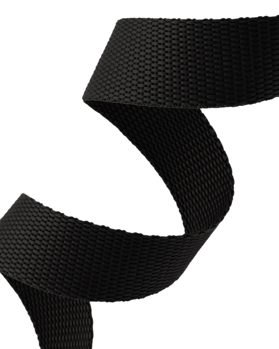WEBBING  30 mm / 1,3 MM BLACK 580 PP 50 MB