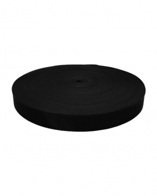 WEBBING 30 MM / 1,1 MM   BLACK 580 PP 50  MB